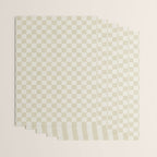 Linen Check Pattern - Mocha Brown Wrapping Paper Gallery Image 3