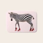 HIGH HEEL ZEBRA Bath Mat Gallery Image 1