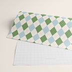 Green and Blue Argyle Plaid Wrapping Paper Gallery Image 2