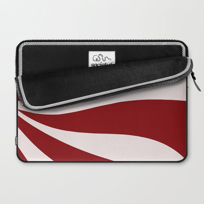 Peppermint Candy Flow Laptop Sleeve Gallery Image 2