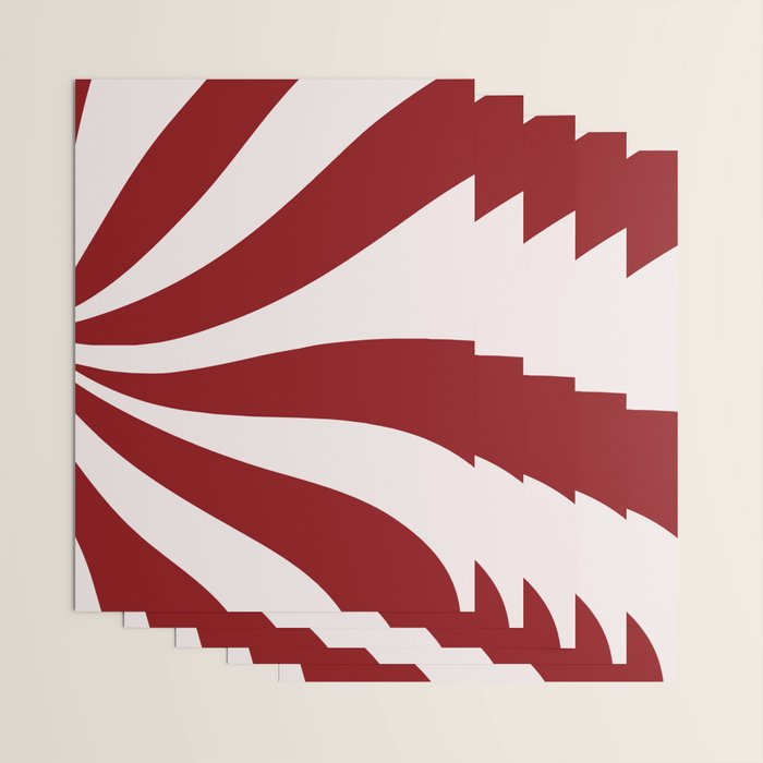 Peppermint Candy Flow Wrapping Paper Gallery Image 3