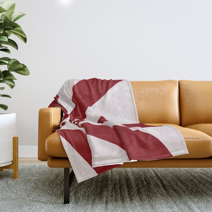 Peppermint Candy Flow Throw Blanket Gallery Image 1