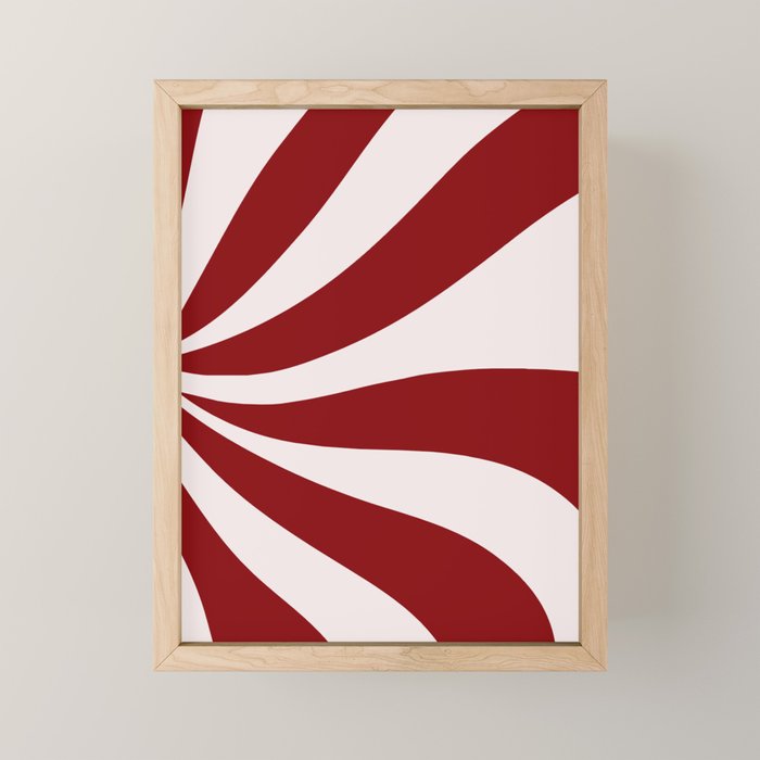 Peppermint Candy Flow Mini Art Print Gallery Image 1