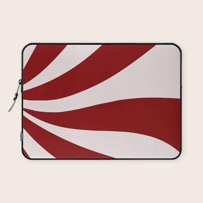 Peppermint Candy Flow Laptop Sleeve Gallery Image 1