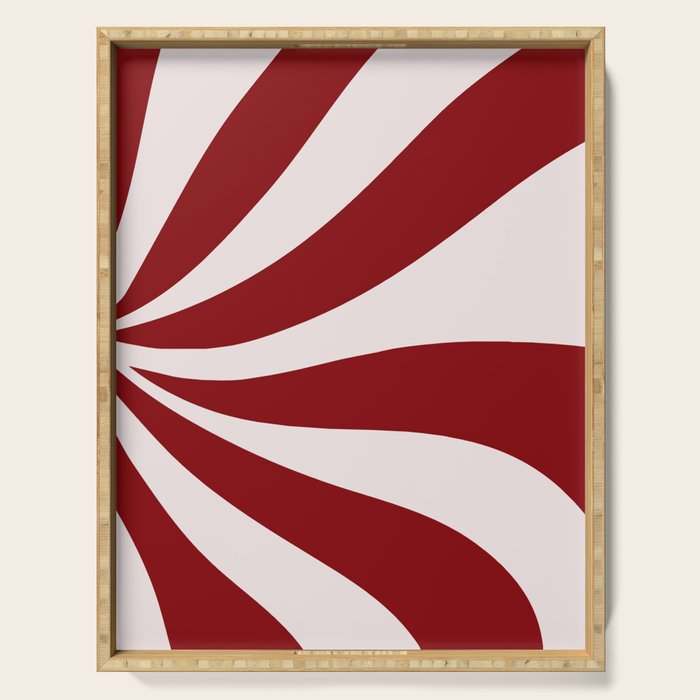 Peppermint Candy Flow Serving Tray Gallery Image 1
