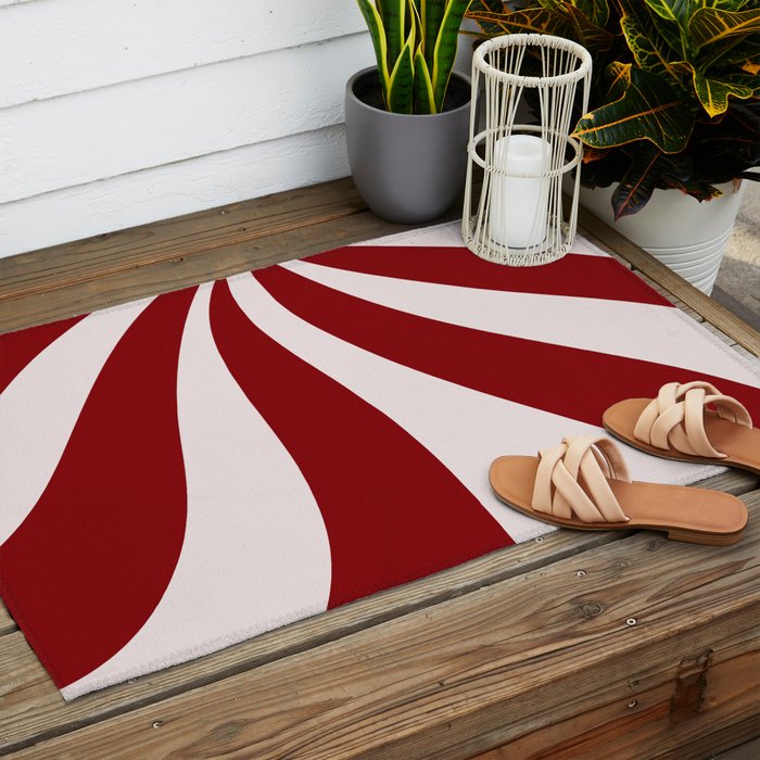 Peppermint Candy Flow Outdoor Rug Gallery Image 2