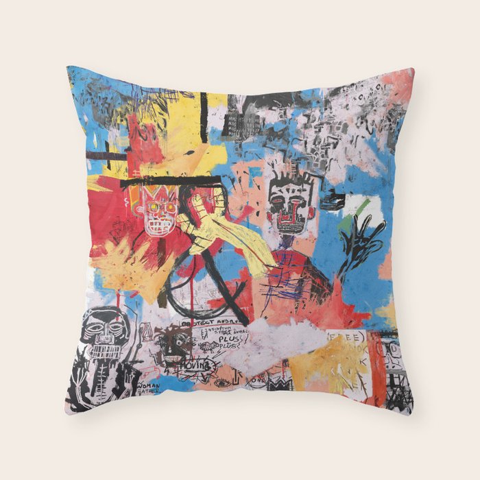 57 Great Jones Street Throw Pillow Gallery Image 1