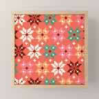 Winter Quilt Pattern no2 Mini Art Print Gallery Image 1