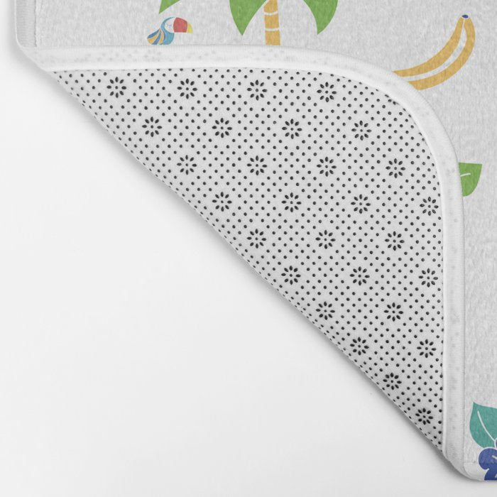 Tropical Monkey Island Bath Mat Gallery Image 2