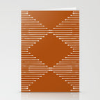 Geo (Rust) Stationery Card Gallery Image 2