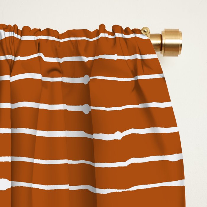 Geo (Rust) Window Curtain Gallery Image 2