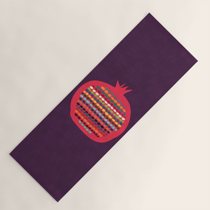 Pomegranate Yoga Mat Gallery Image 1