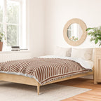 Organic Chevron on Brandywine Duvet Cover Gallery Image 2