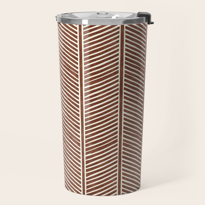 Organic Chevron on Brandywine Travel Mug Gallery Image 2