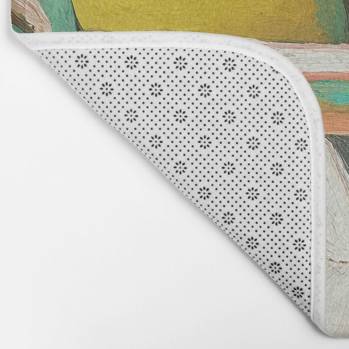 Striped Bowl with Pears Bath Mat Gallery Image 2