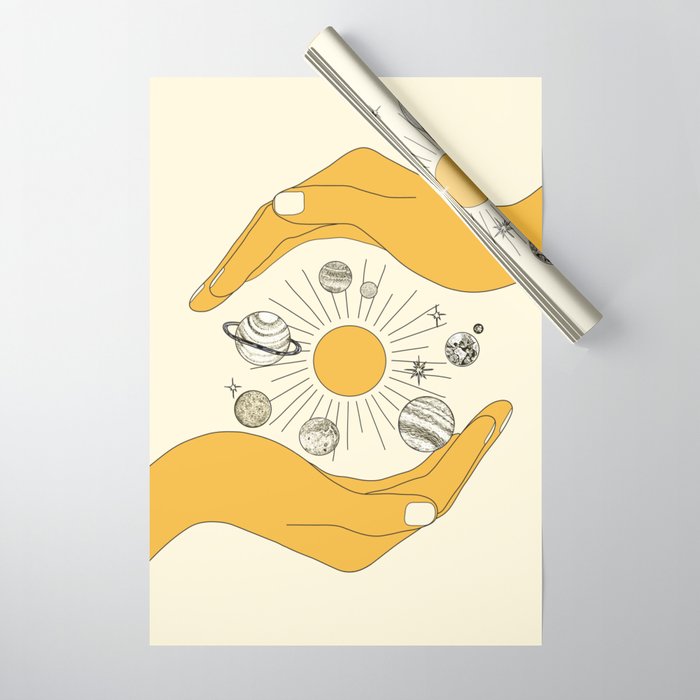 The Universe in Your Hands Wrapping Paper Gallery Image 1