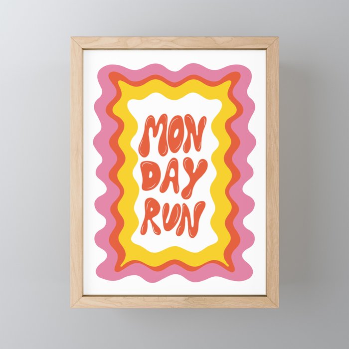Monday-Run Mini Art Print Gallery Image 1