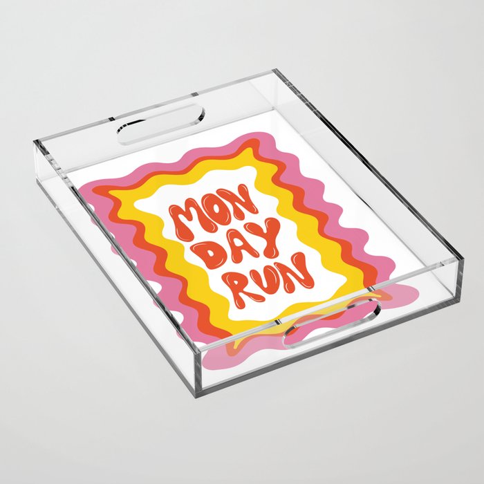 Monday-Run Acrylic Tray Gallery Image 1