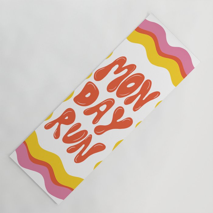 Monday-Run Yoga Mat Gallery Image 1