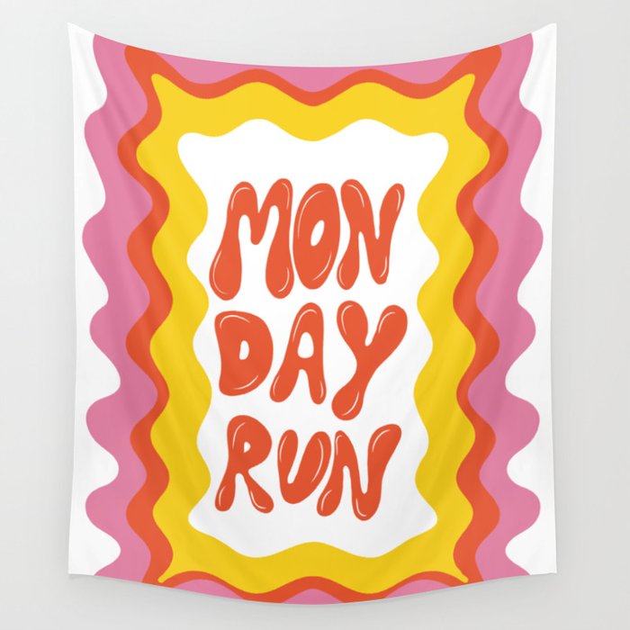 Monday-Run Wall Tapestry Gallery Image 4