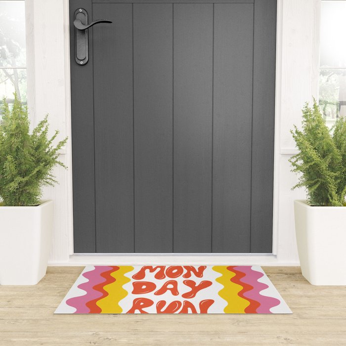 Monday-Run Welcome Mat Gallery Image 3