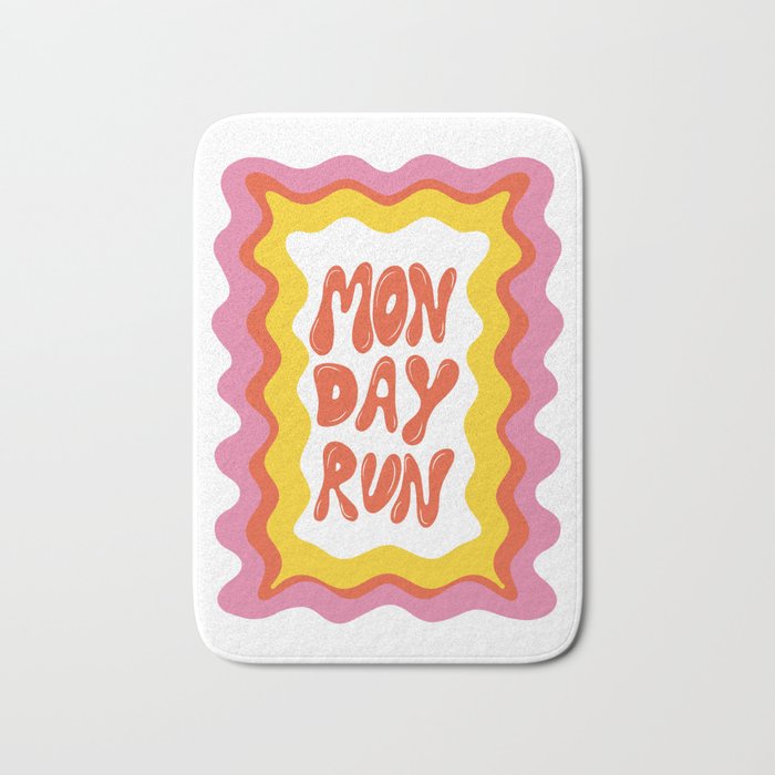 Monday-Run Bath Mat Gallery Image 1