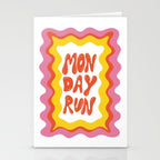 Monday-Run Stationery Card Gallery Image 2