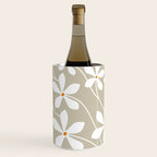 Chic Floral Flow in Beige Wine Chiller Gallery Image 3