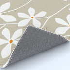 Chic Floral Flow in Beige Rug Gallery Image 4