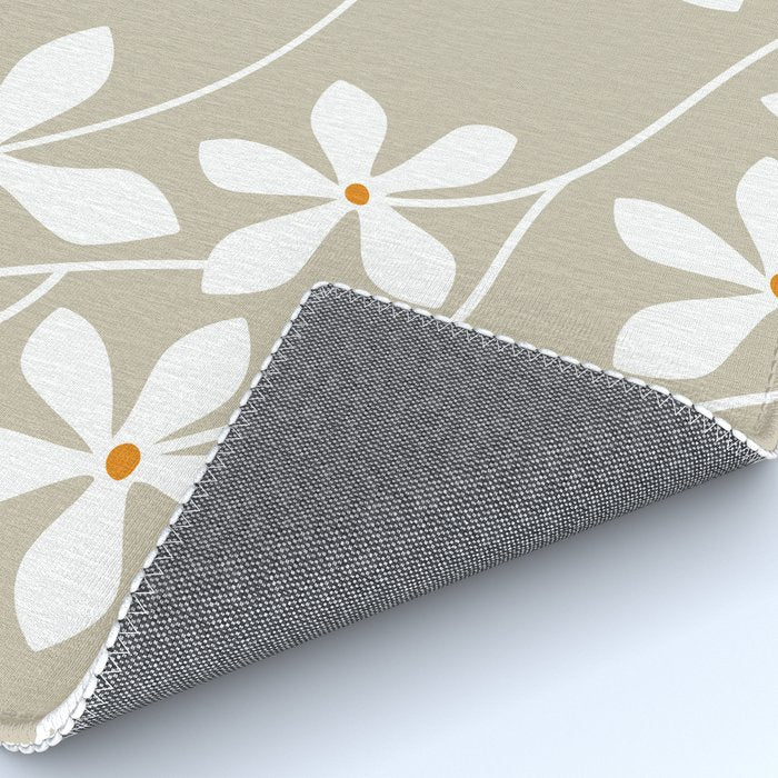 Chic Floral Flow in Beige Rug Gallery Image 4