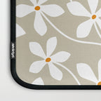 Chic Floral Flow in Beige Laptop Sleeve Gallery Image 3