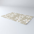 Chic Floral Flow in Beige Rug Gallery Image 3