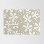 Chic Floral Flow in Beige Rug Gallery Image 2