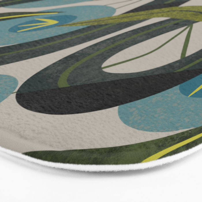 Floral Snake Bath Mat Gallery Image 3