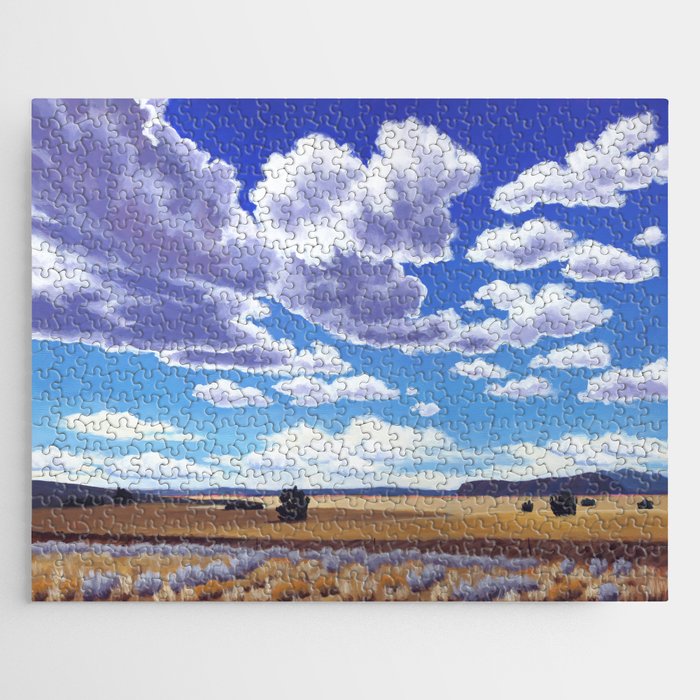 Desert Sky Landscape - Santa Fe to Altus Jigsaw Puzzle Gallery Image 1