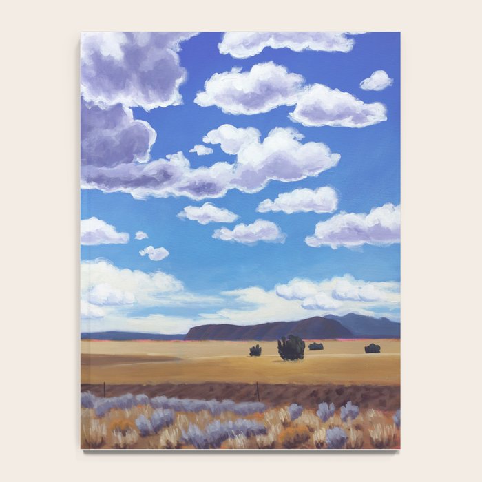 Desert Sky Landscape - Santa Fe to Altus Notebook Gallery Image 4
