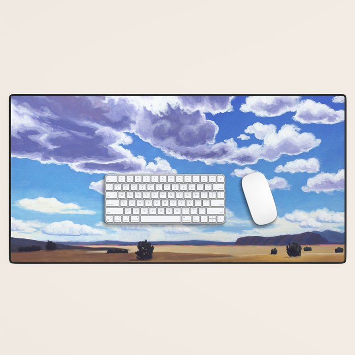 Desert Sky Landscape - Santa Fe to Altus Desk Mat Gallery Image 1