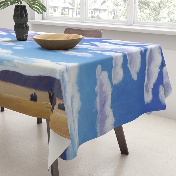 Desert Sky Landscape - Santa Fe to Altus Tablecloth Gallery Image 3