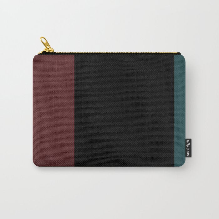 Contemporary Color Block XII Carry All Pouch Gallery Image 1