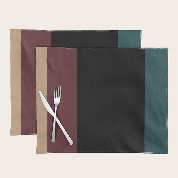 Contemporary Color Block XII Placemat Gallery Image 1
