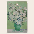 Vase with Pink Roses- Van Gogh Cutting Board Gallery Image 1