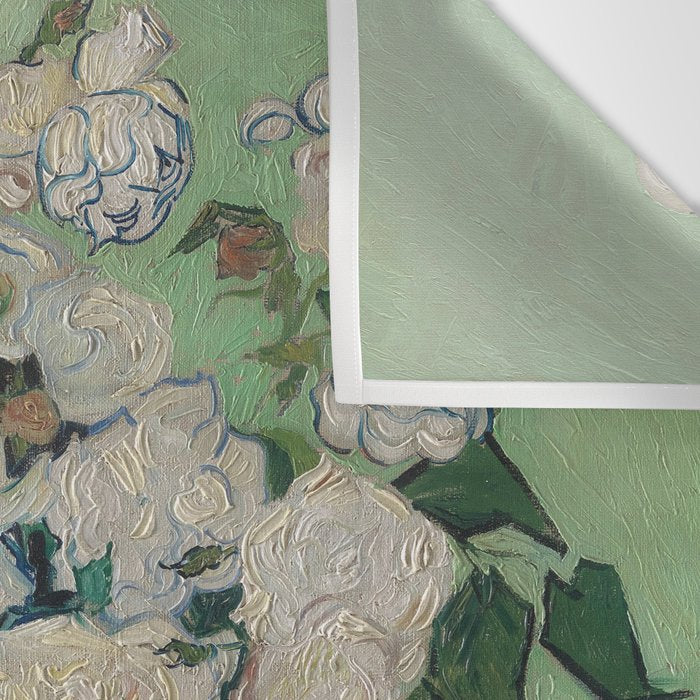 Vase with Pink Roses- Van Gogh Wall Tapestry Gallery Image 3