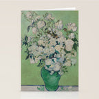 Vase with Pink Roses- Van Gogh Stationery Card Gallery Image 2
