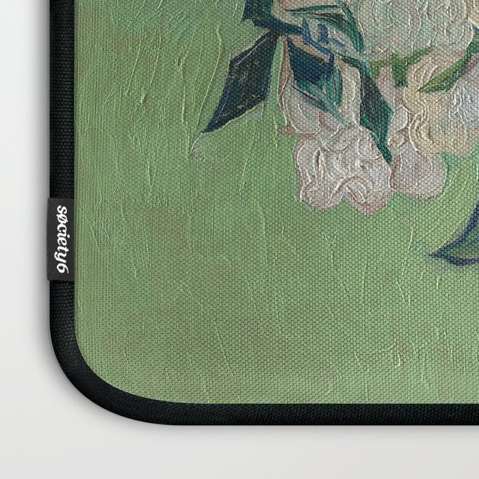 Vase with Pink Roses- Van Gogh Laptop Sleeve Gallery Image 3