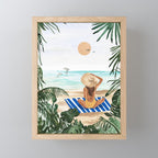 Beach Day Mini Art Print Gallery Image 1