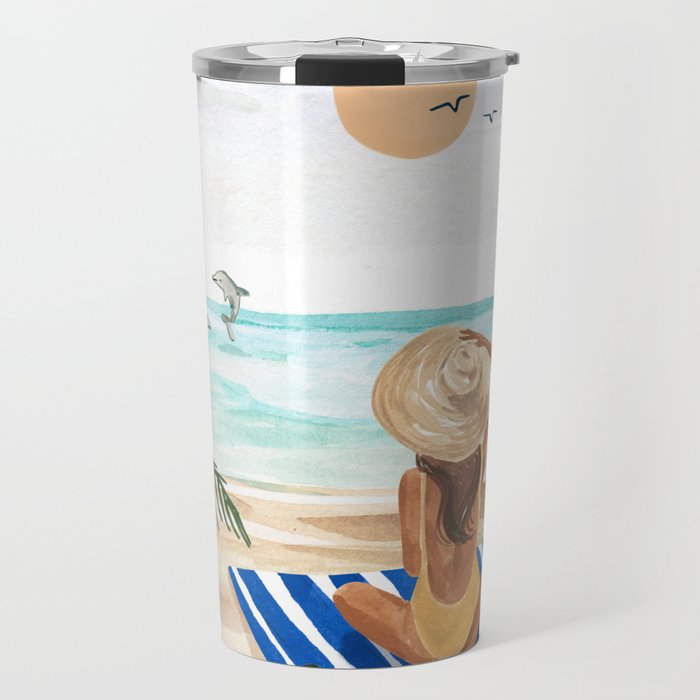 Beach Day Travel Mug Gallery Image 1