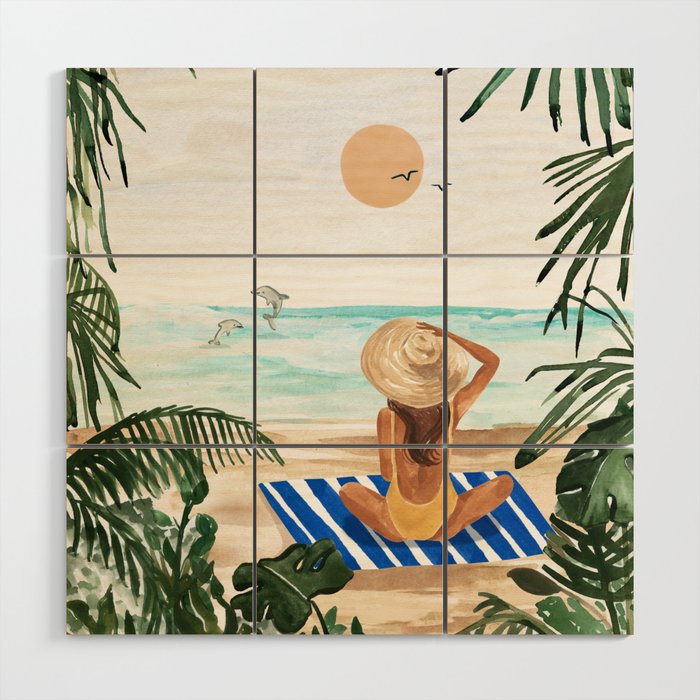 Beach Day Wood Wall Art Gallery Image 1