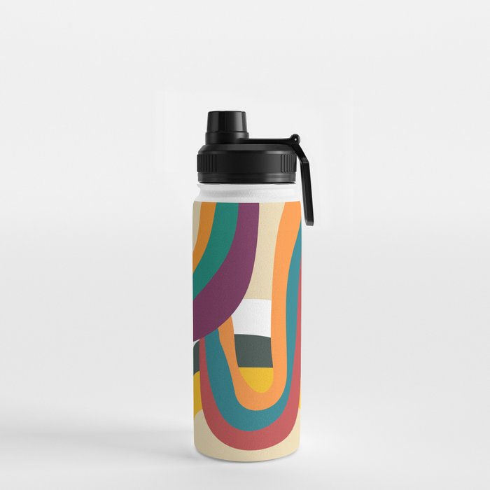 Groovy rainbow of doom Water Bottle Gallery Image 2