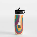 Groovy rainbow of doom Water Bottle Gallery Image 1