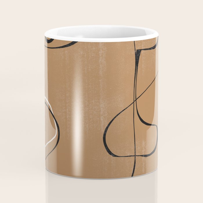 Abstract Face One Line Coffee Mug Gallery Image 4